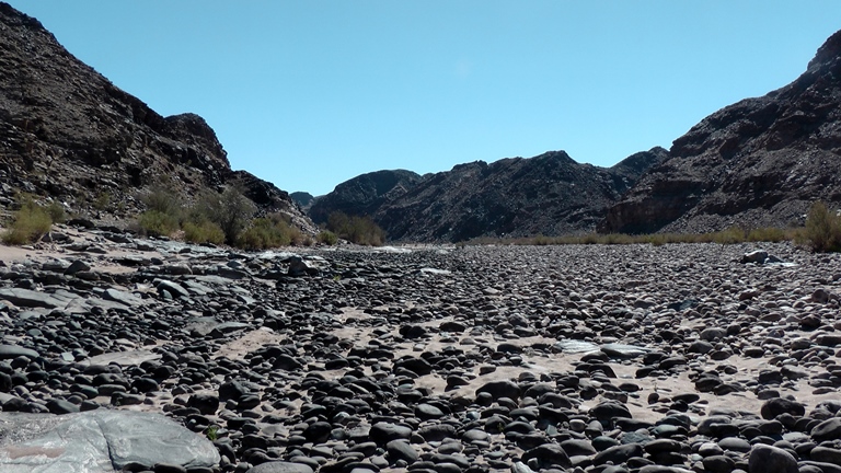 Trockenes Bett des Fish River